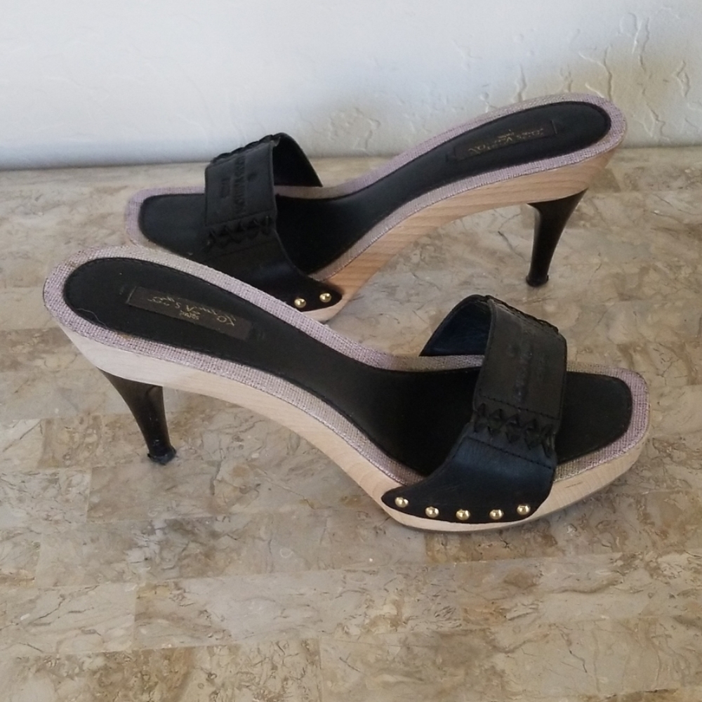 Authentic Louis Vuitton Black Heels - Picture 3 of 7